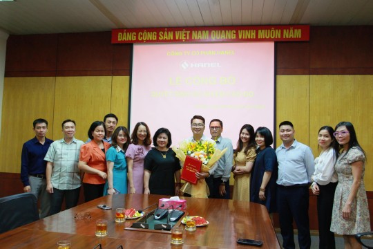 HANEL TỔ CHỨC LỄ CÔNG BỐ QUYẾT ĐỊNH BỔ NHIỆM CÁN BỘ